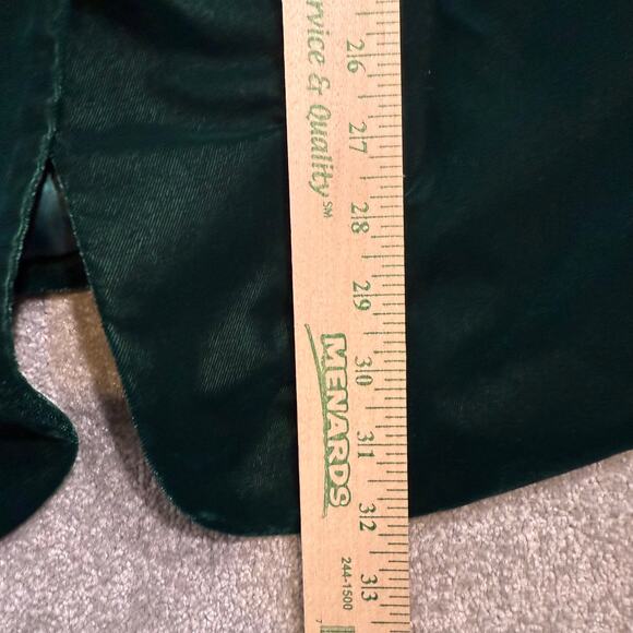 Gibson Latimer NWT Emerald Green Velvet Blazer Long Womens XXL Holiday Christmas - Picture 10 of 13
